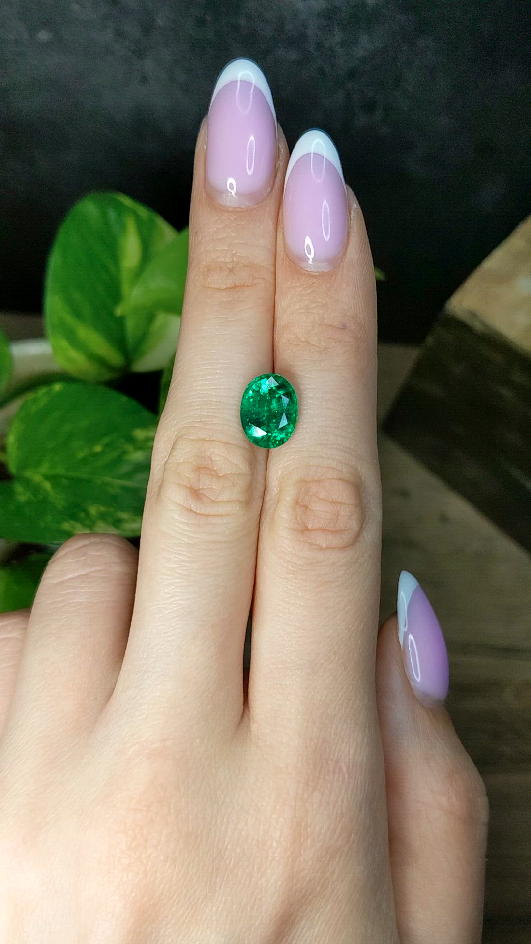 3.48 Ct. Emerald from Colombia Size Video
