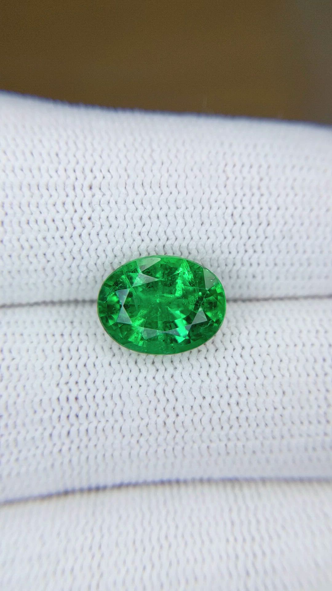 3.48 Ct. Emerald from Colombia Size Video