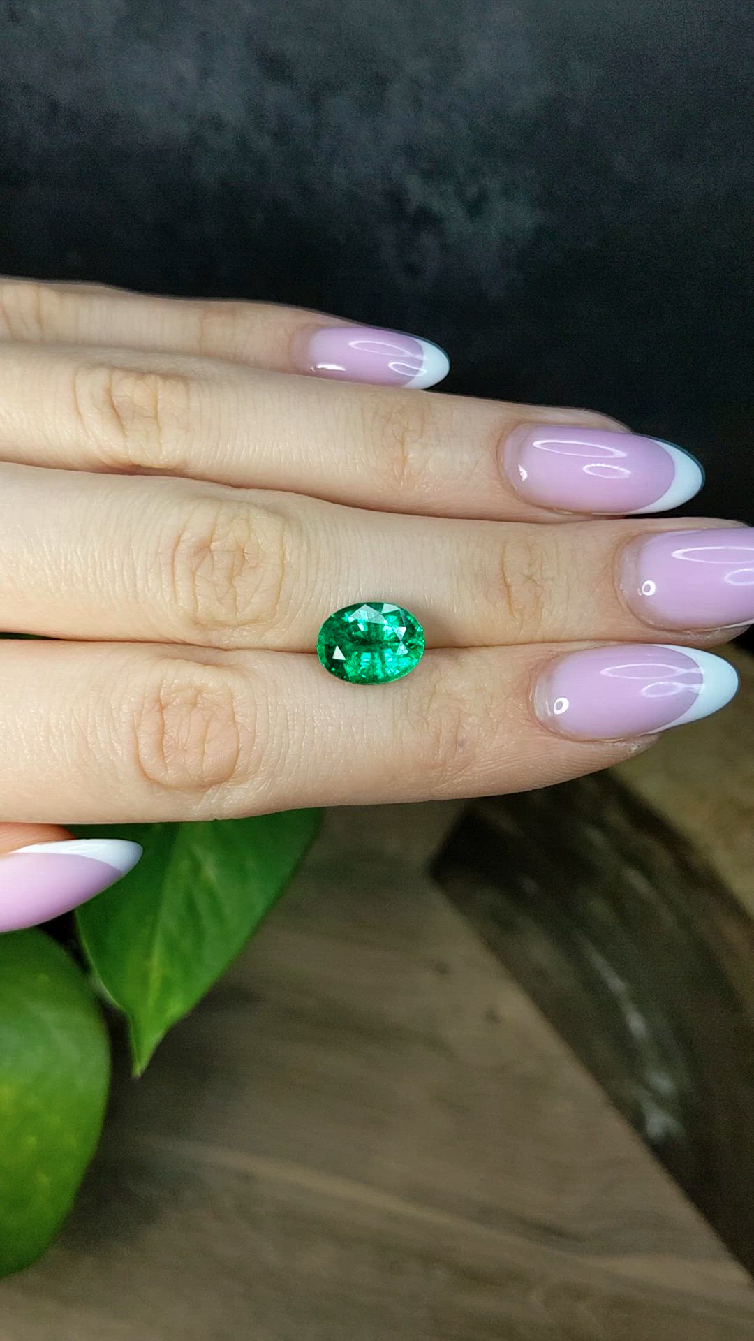 3.48 Ct. Emerald from Colombia Size Video