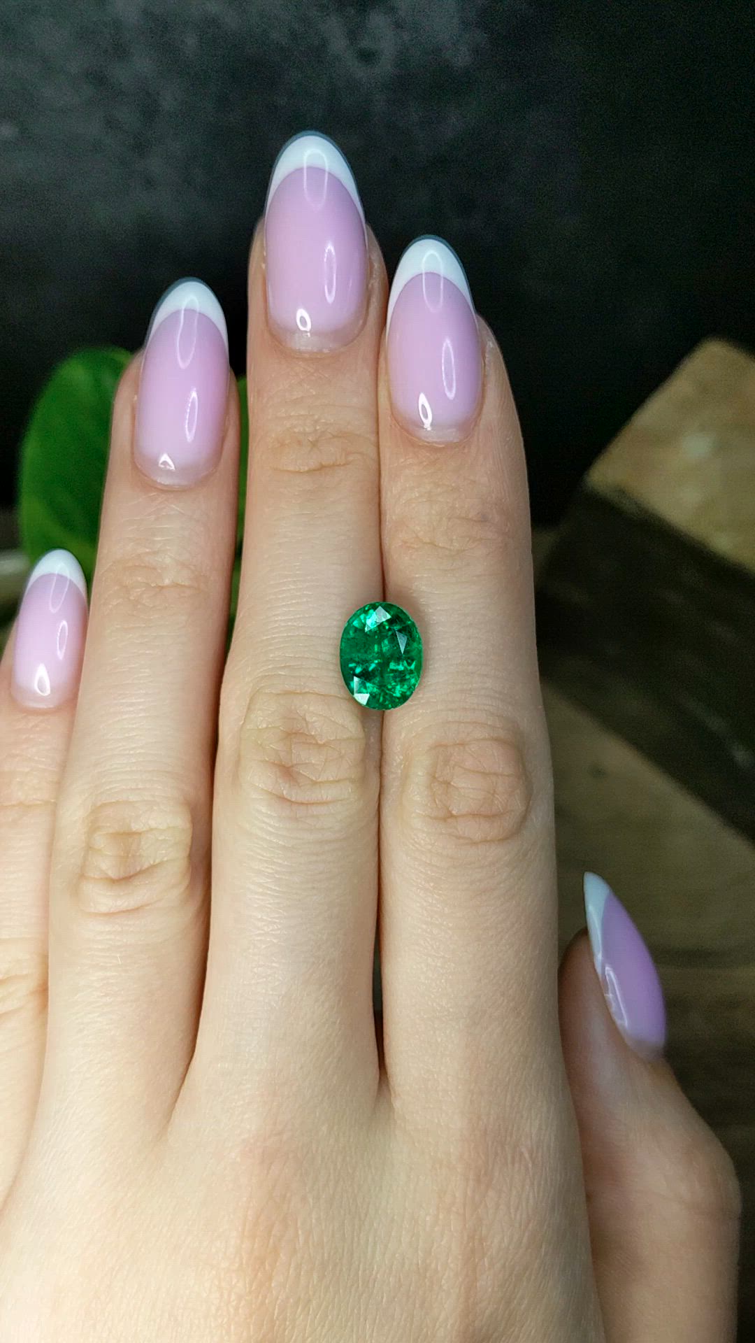 3.48 Ct. Emerald from Colombia Size Video