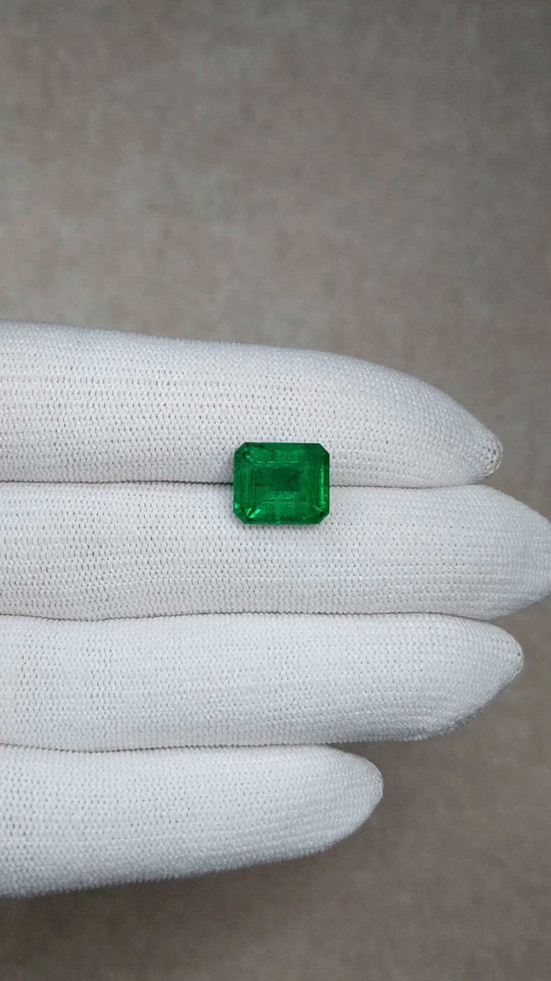 4.89 Ct. Emerald from Colombia Size Video