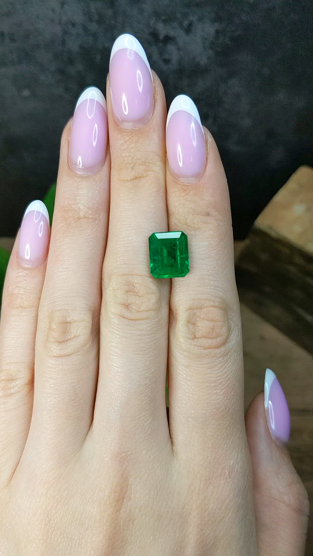 4.89 Ct. Emerald from Colombia Size Video