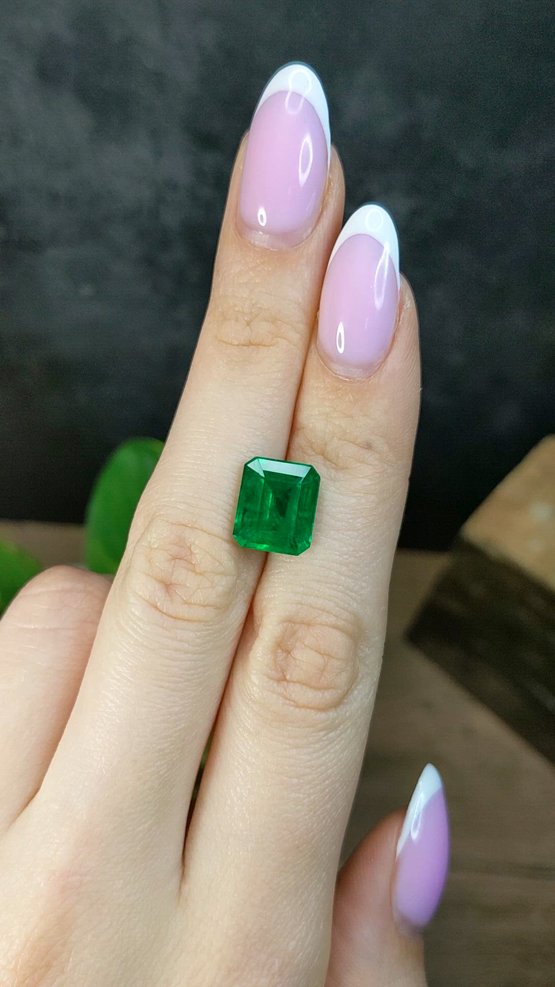 4.89 Ct. Emerald from Colombia Size Video