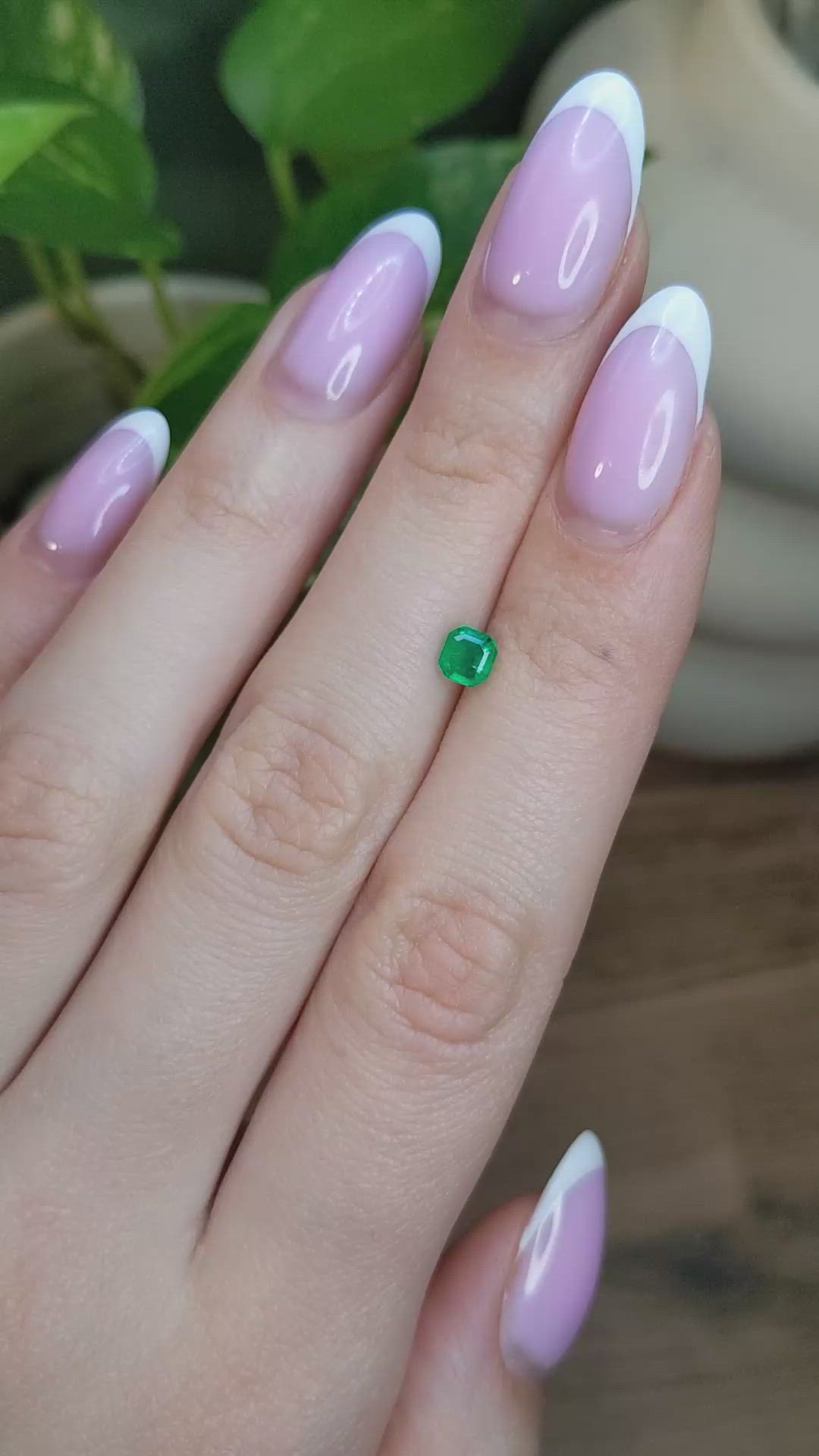 0.47 Ct. Emerald from Colombia Size Video