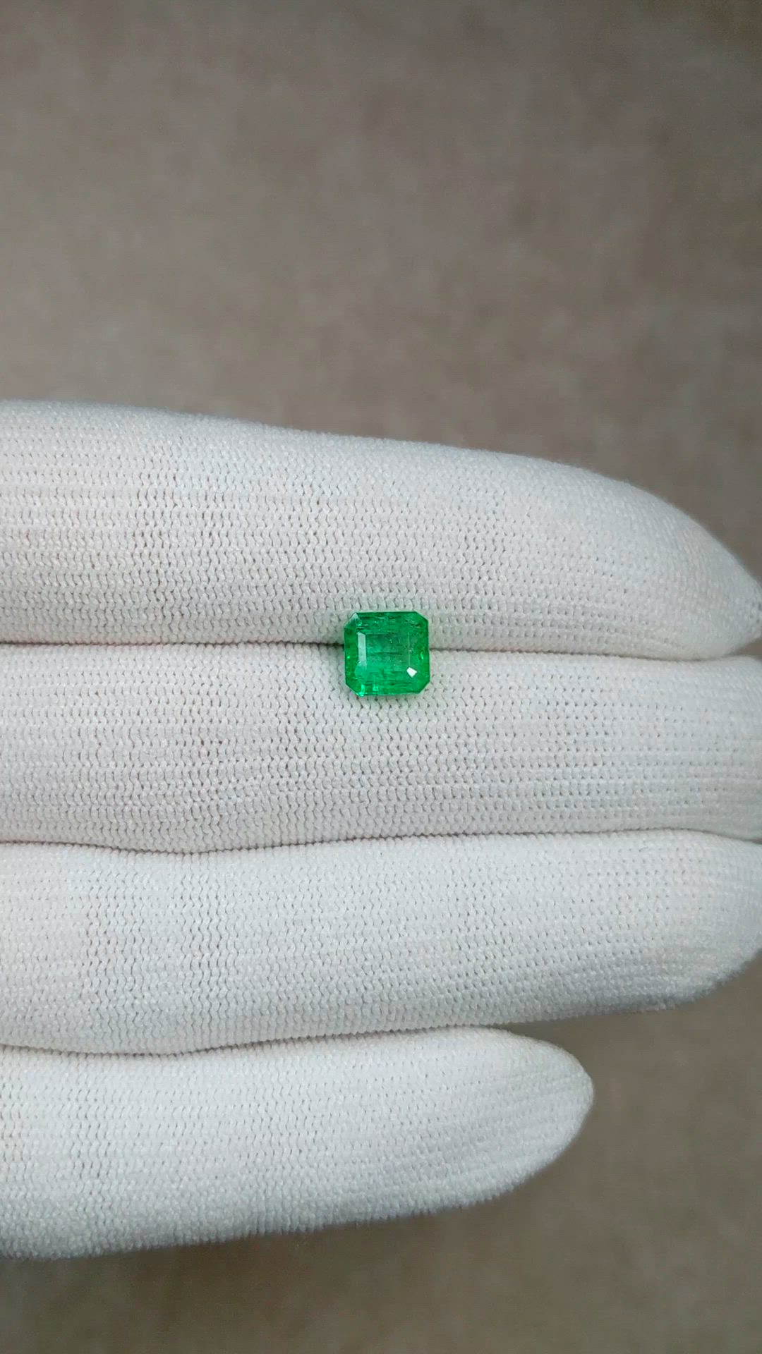 1.48 Ct. Emerald from Colombia Size Video