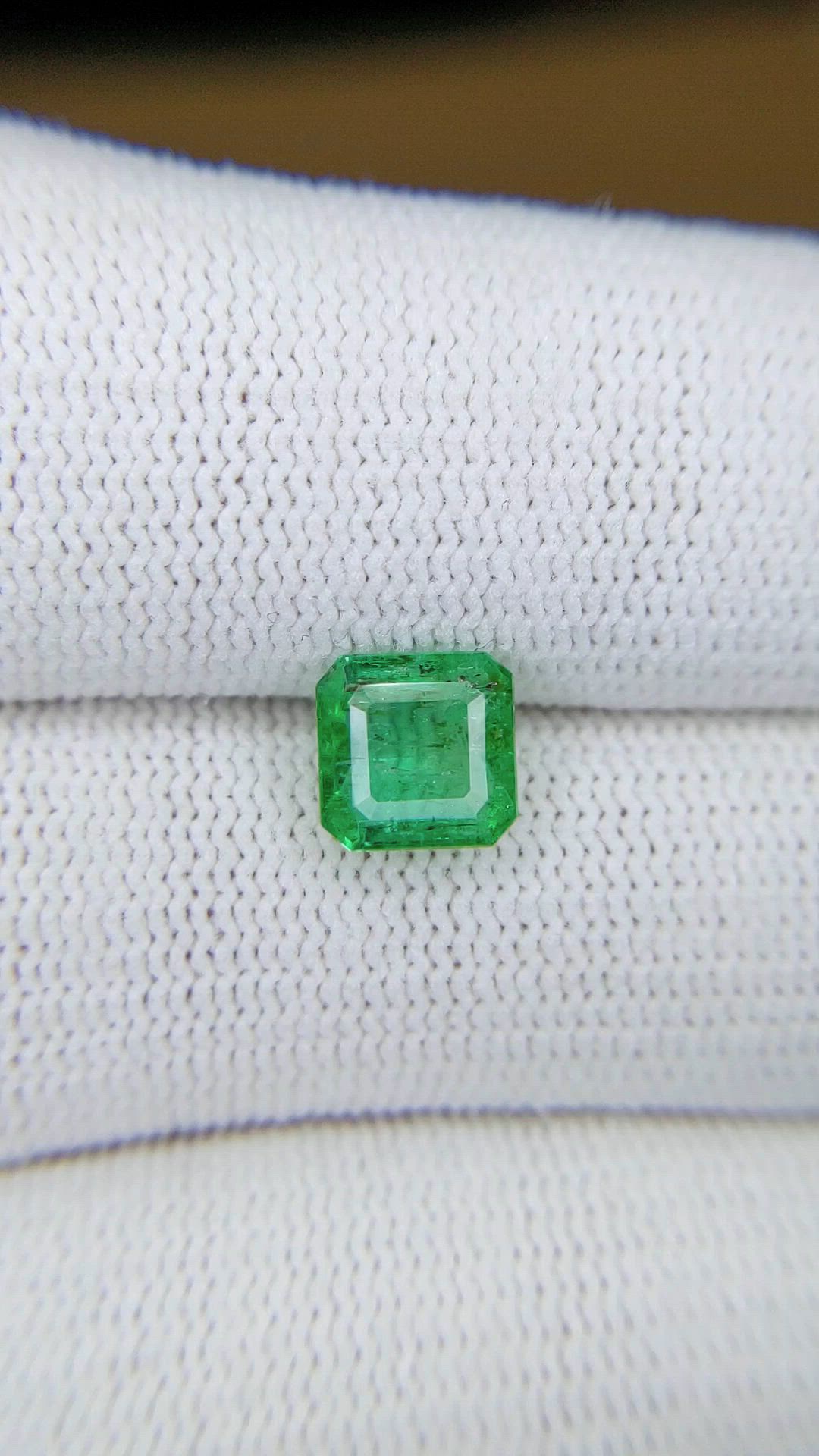 1.48 Ct. Emerald from Colombia Size Video