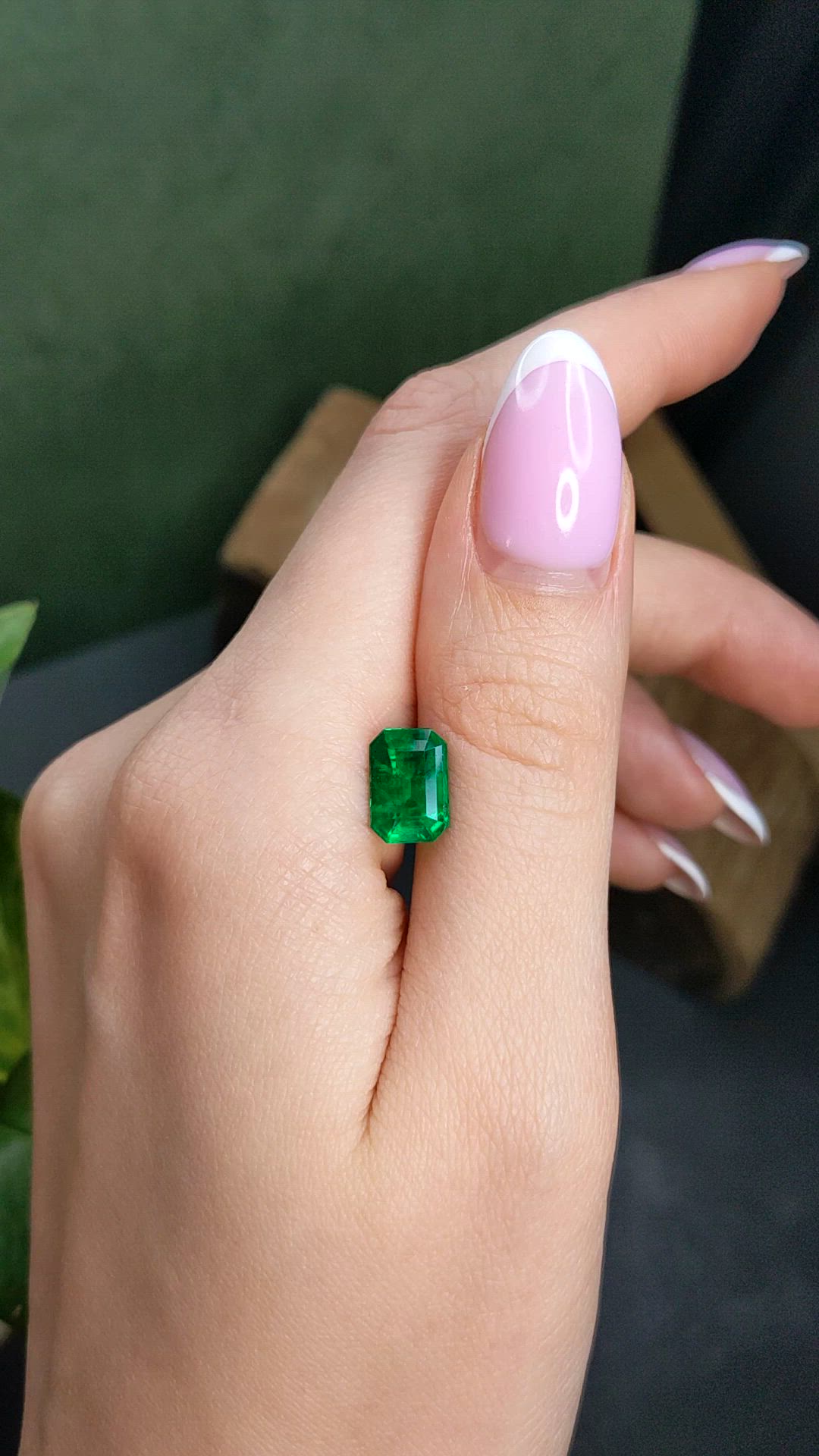 2.85 Ct. Emerald from Brazil Size Video