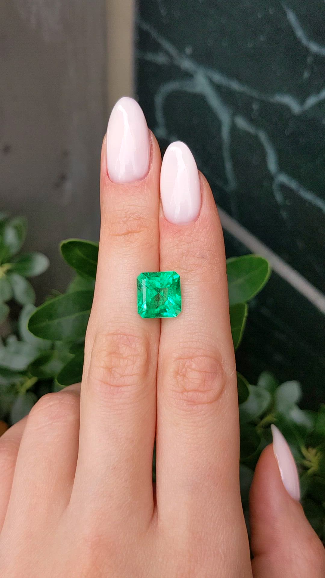 4.62 Ct. Emerald from Colombia Size Video