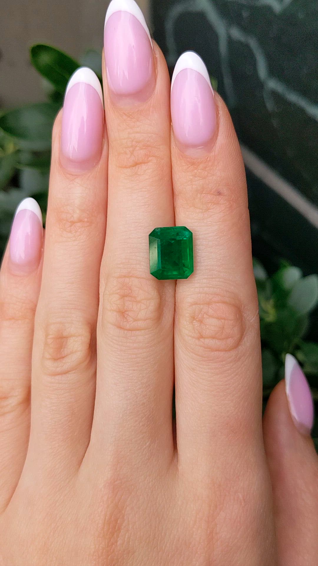 5.40 Ct. Emerald from Zambia Size Video