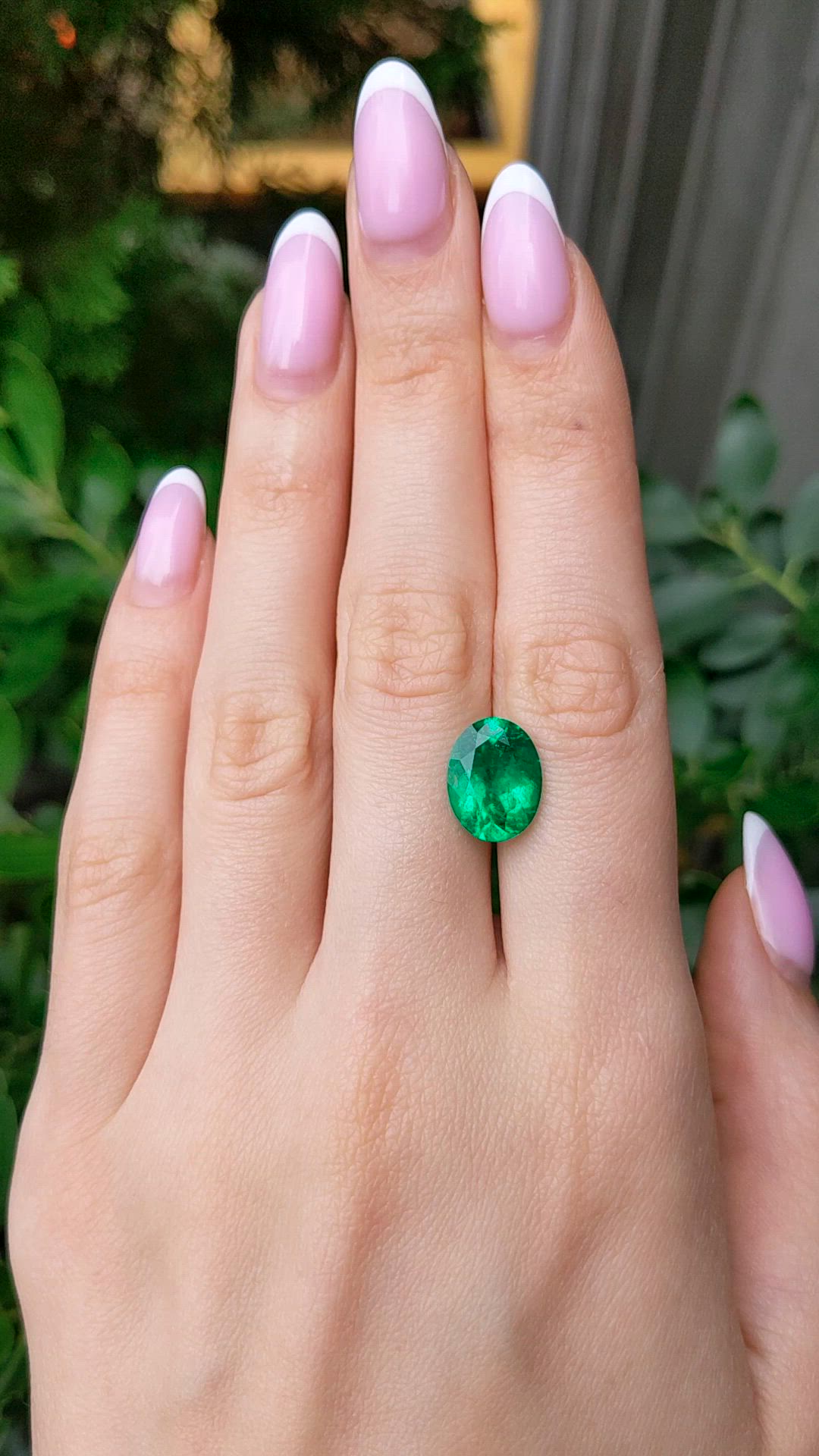 4.52 Ct. Emerald from Colombia Size Video