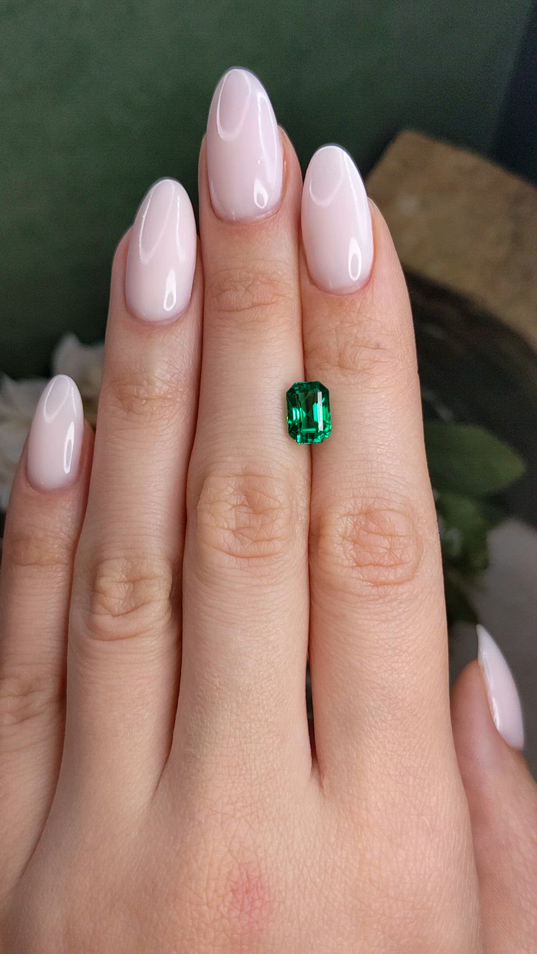 1.79 Ct. Emerald from Zambia Size Video