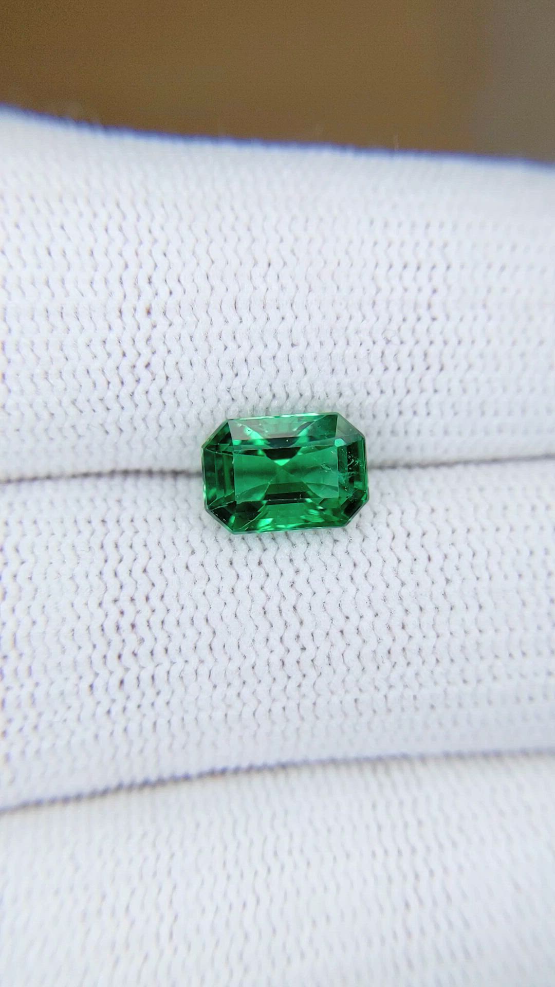 1.79 Ct. Emerald from Zambia Size Video