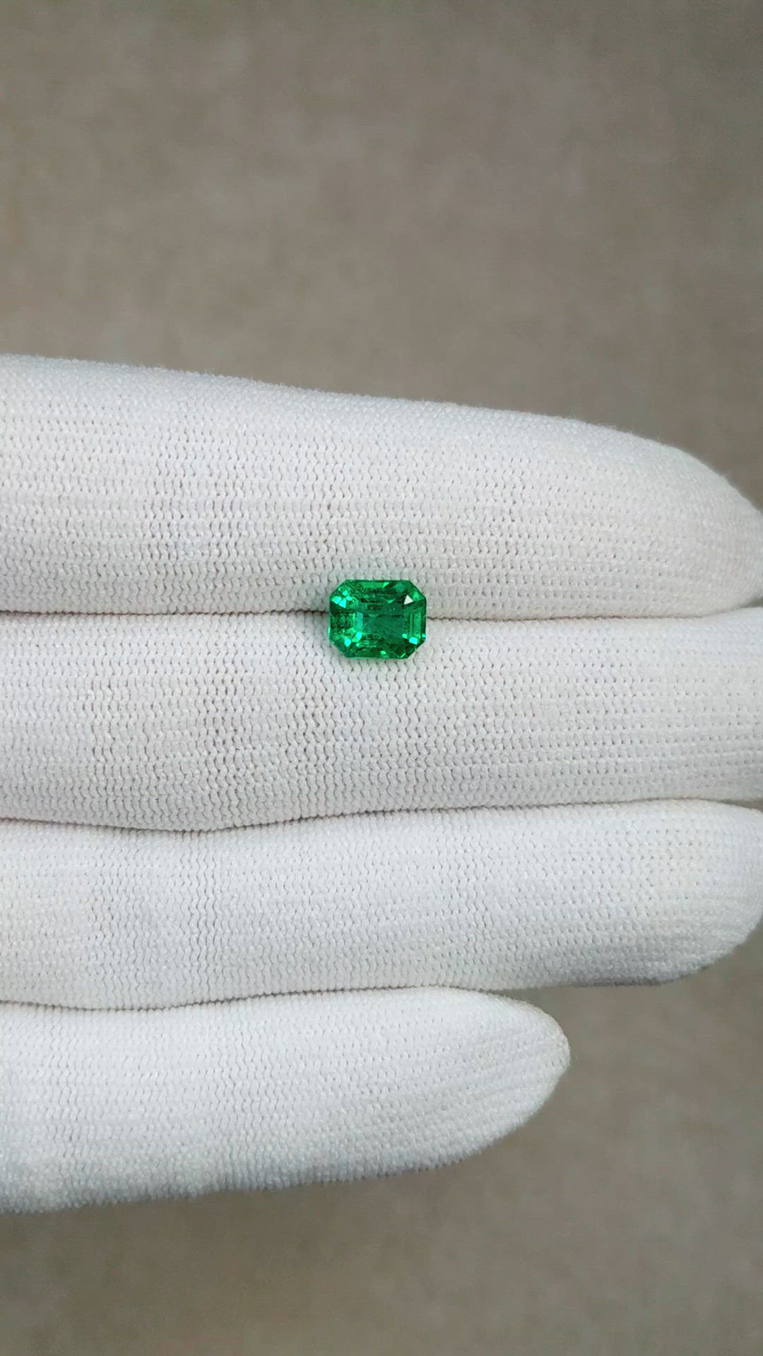 1.51 Ct. Emerald from Zambia Size Video
