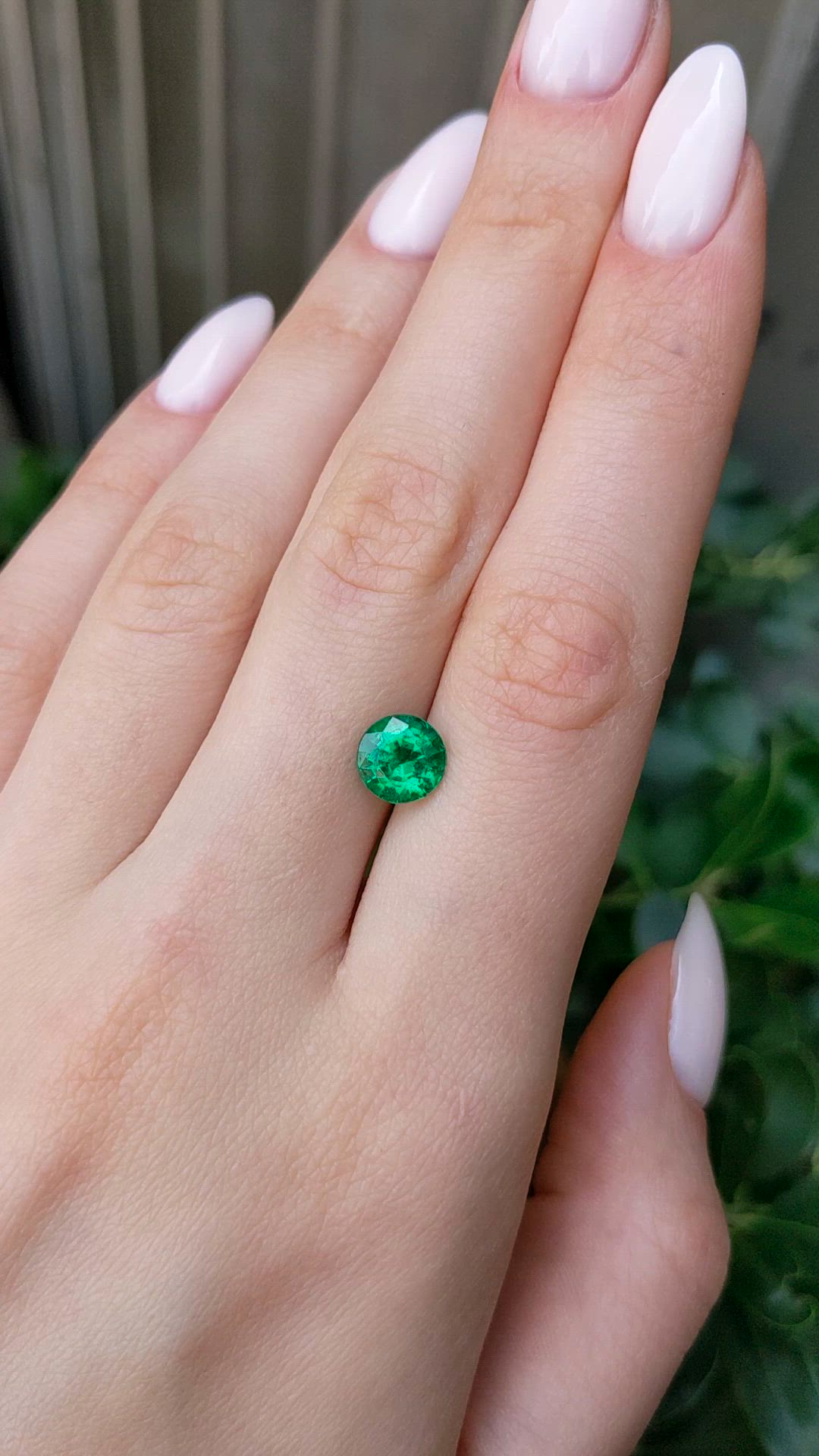 1.71 Ct. Emerald from Zambia Size Video