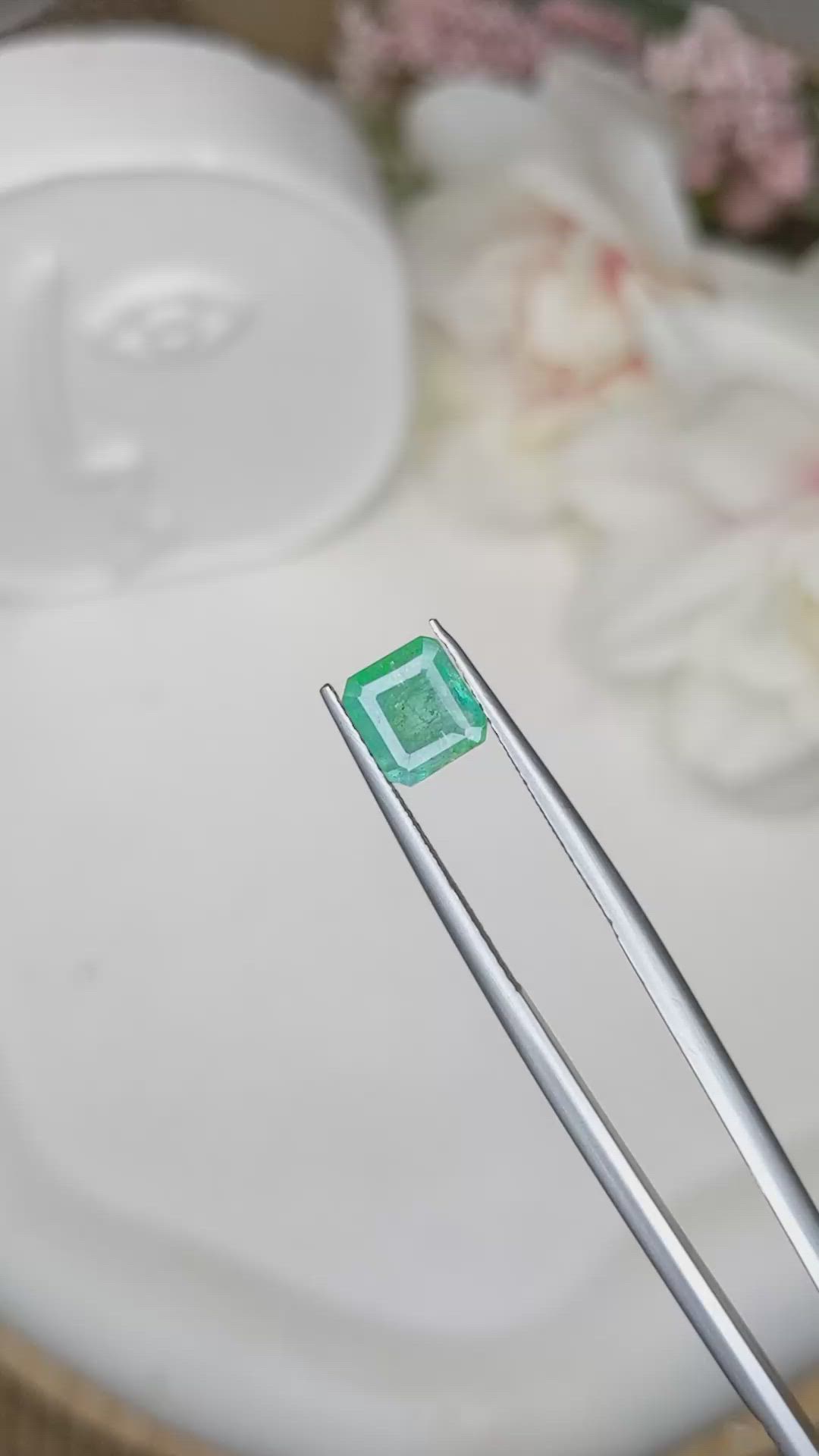 1.40 Ct. Emerald from Zambia Size Video