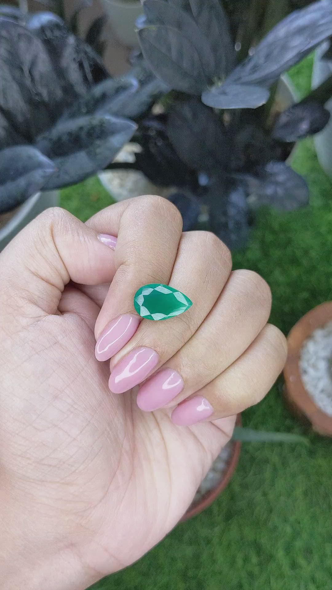 3.15 Ct. Emerald from Zambia Size Video