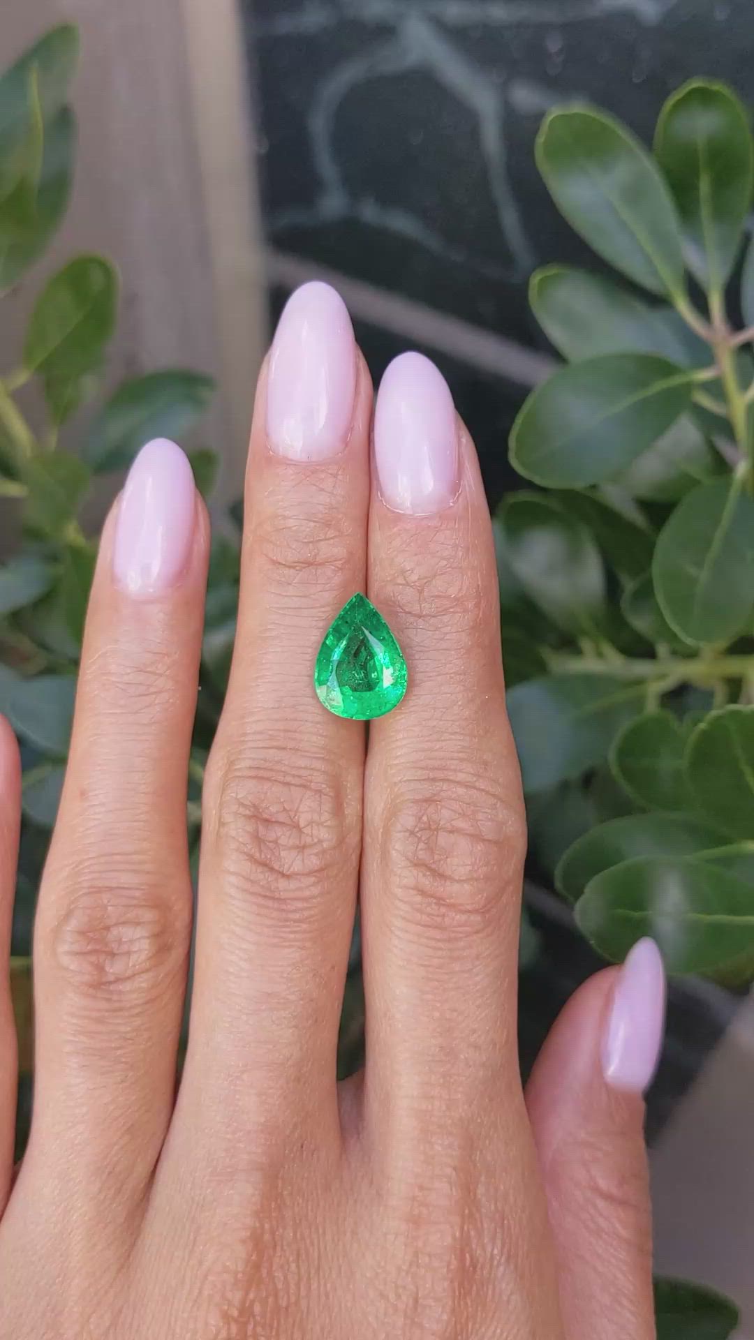 4.00 Ct. Emerald from Zambia Size Video