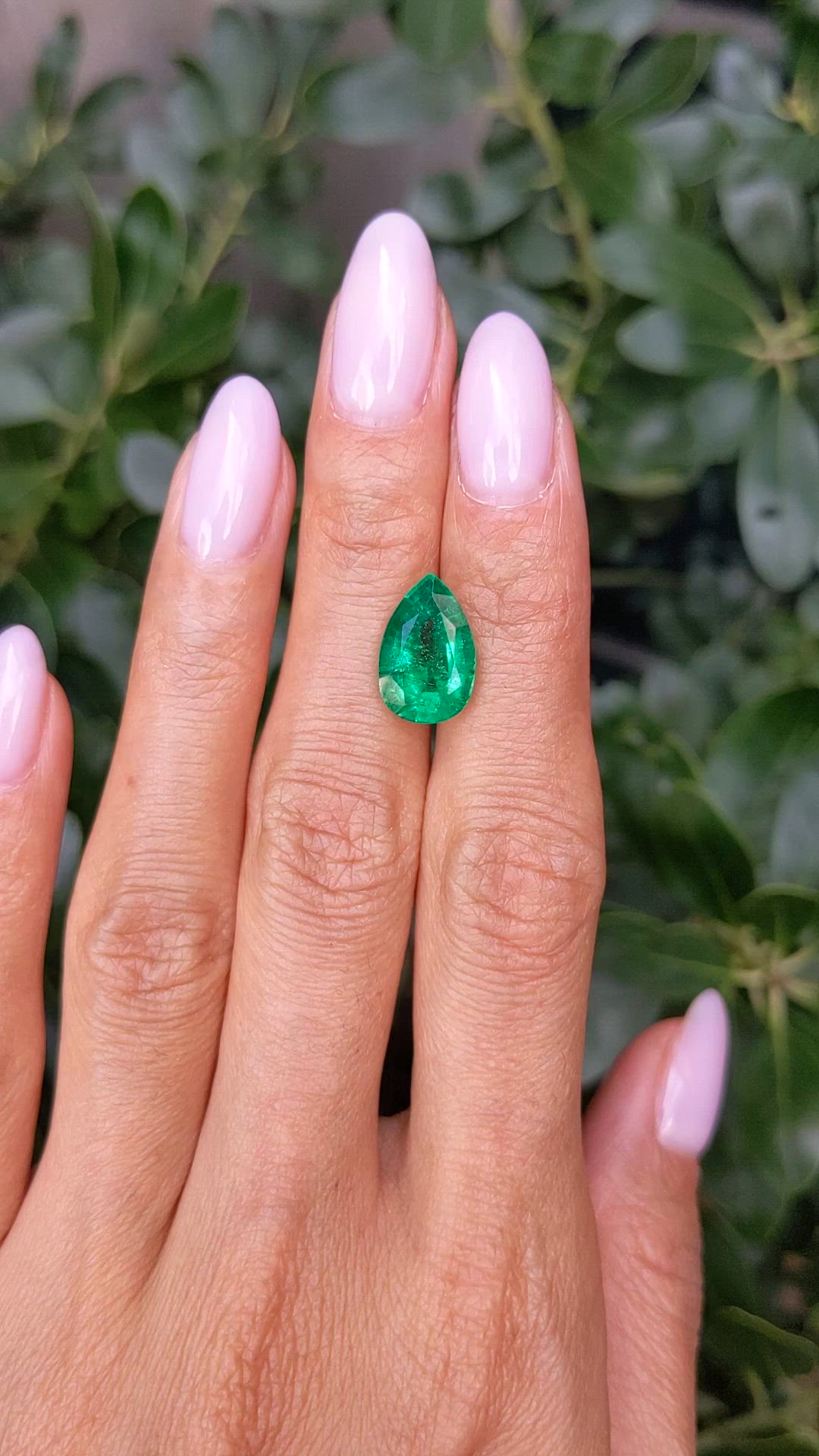 4.26 Ct. Emerald from Zambia Size Video