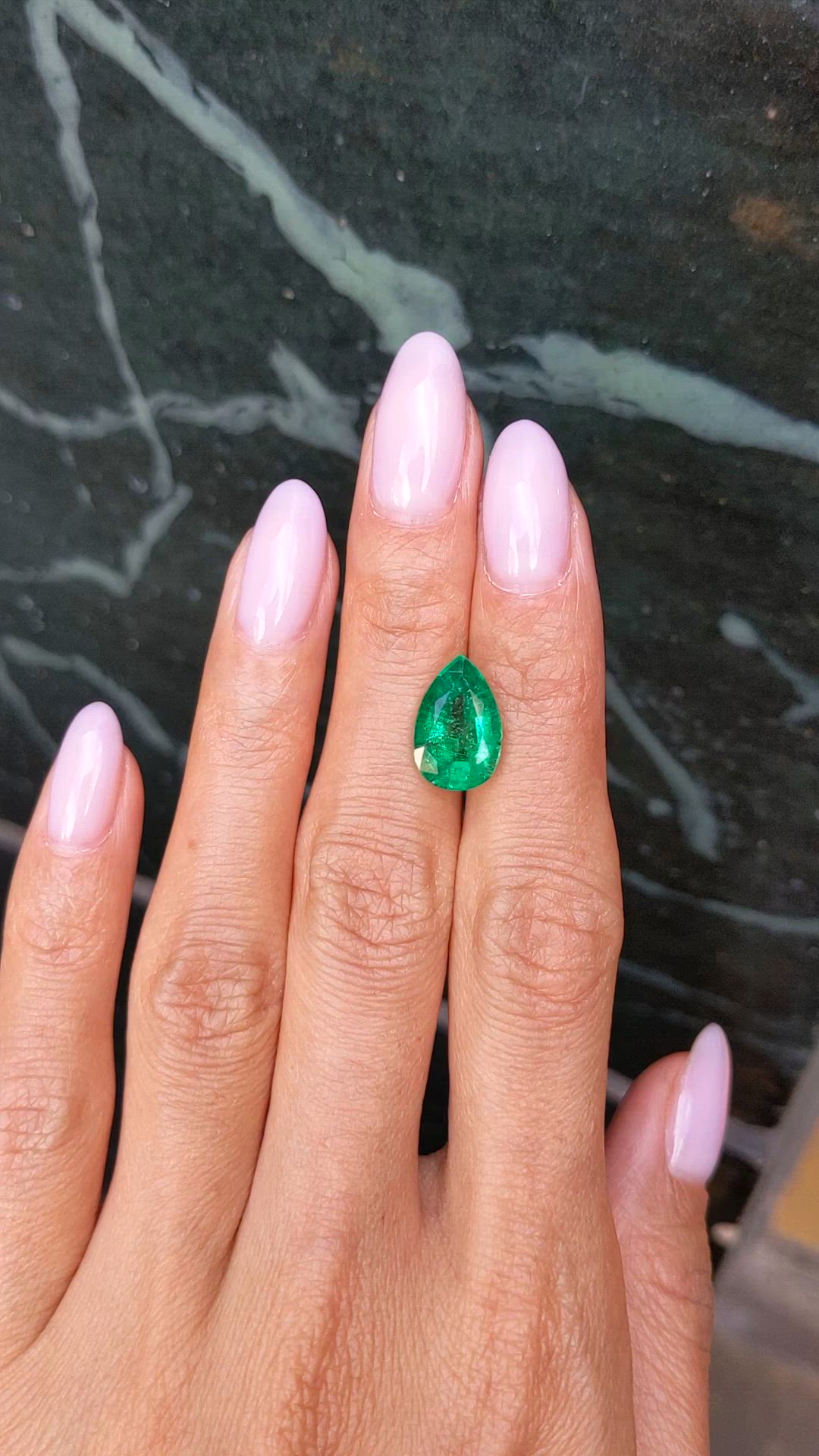 4.26 Ct. Emerald from Zambia Size Video