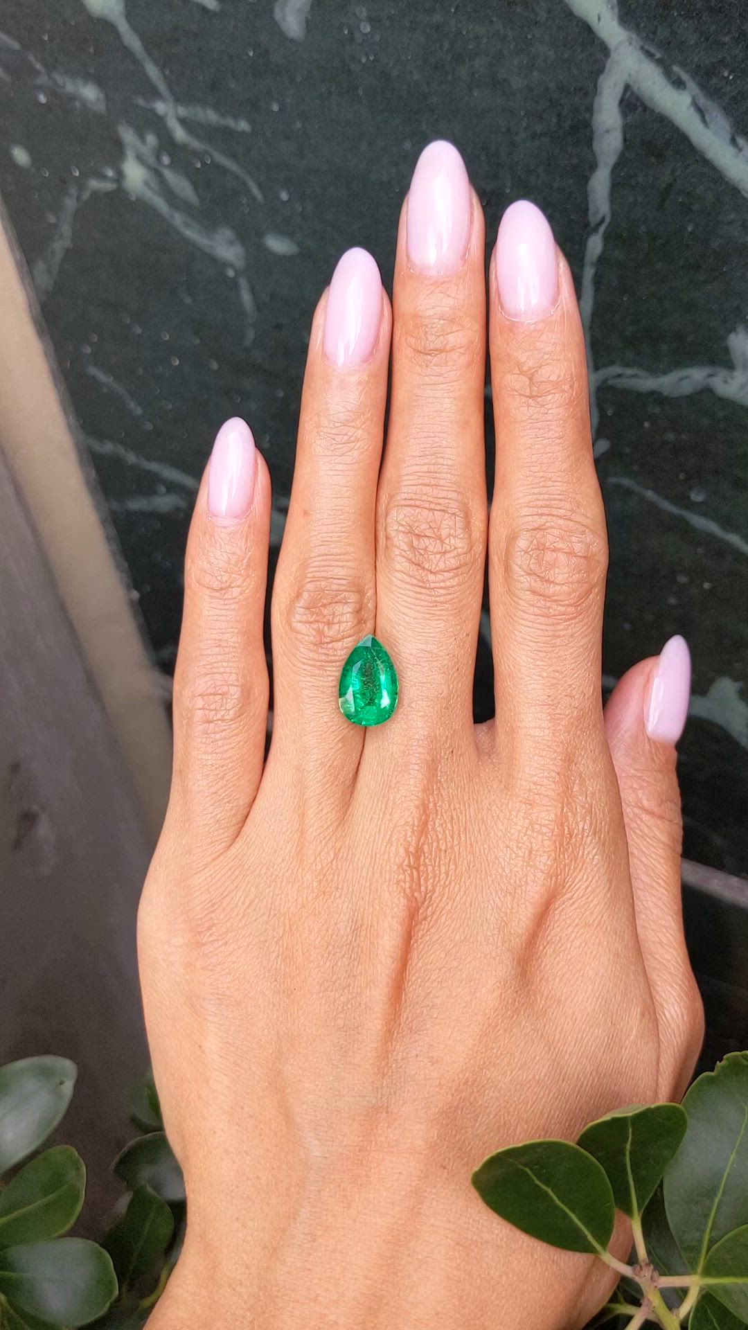 4.26 Ct. Emerald from Zambia Size Video