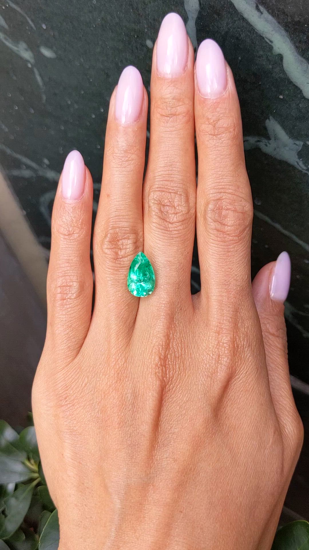 4.02 Ct. Emerald from Colombia Size Video