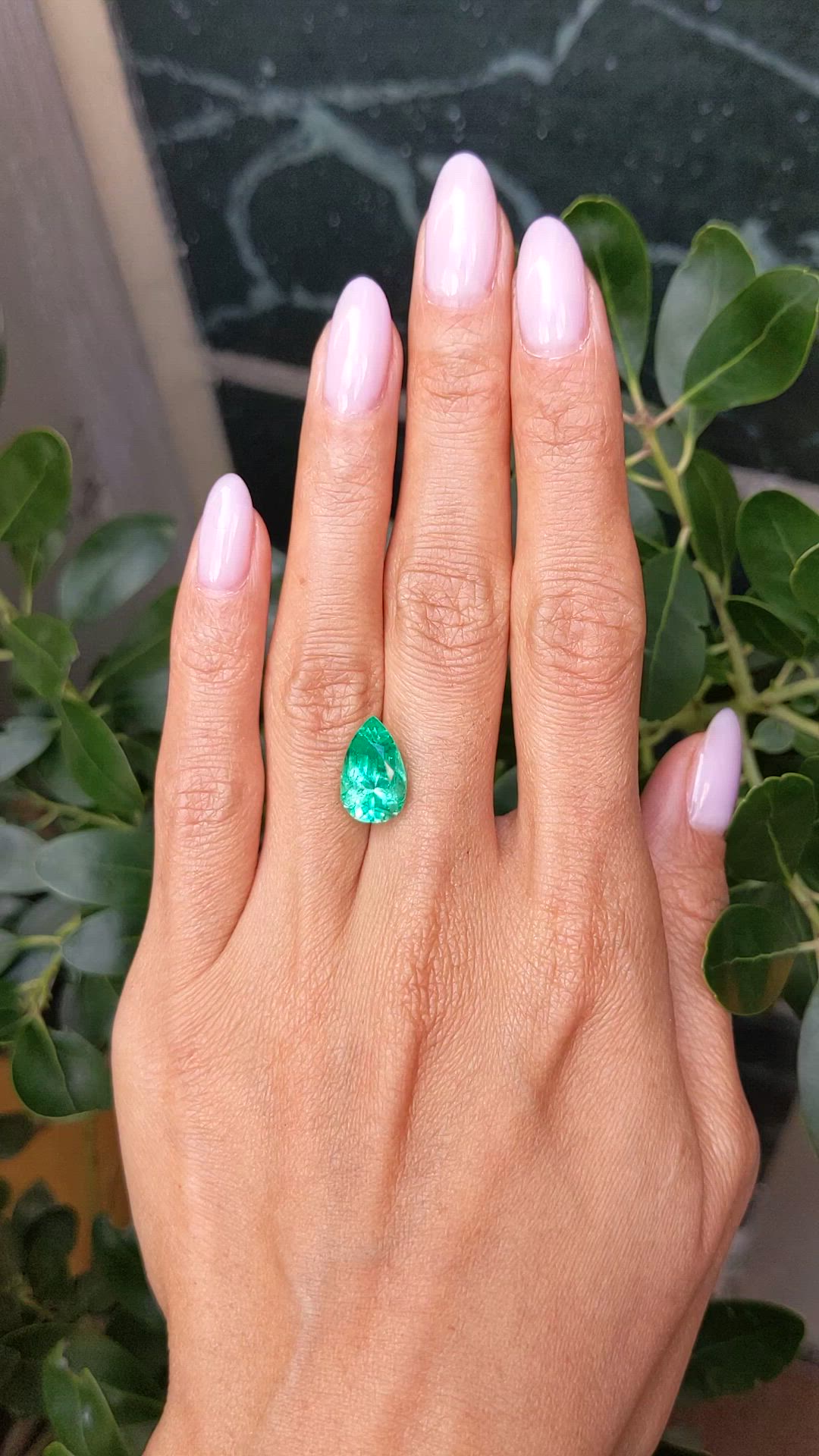 4.02 Ct. Emerald from Colombia Size Video