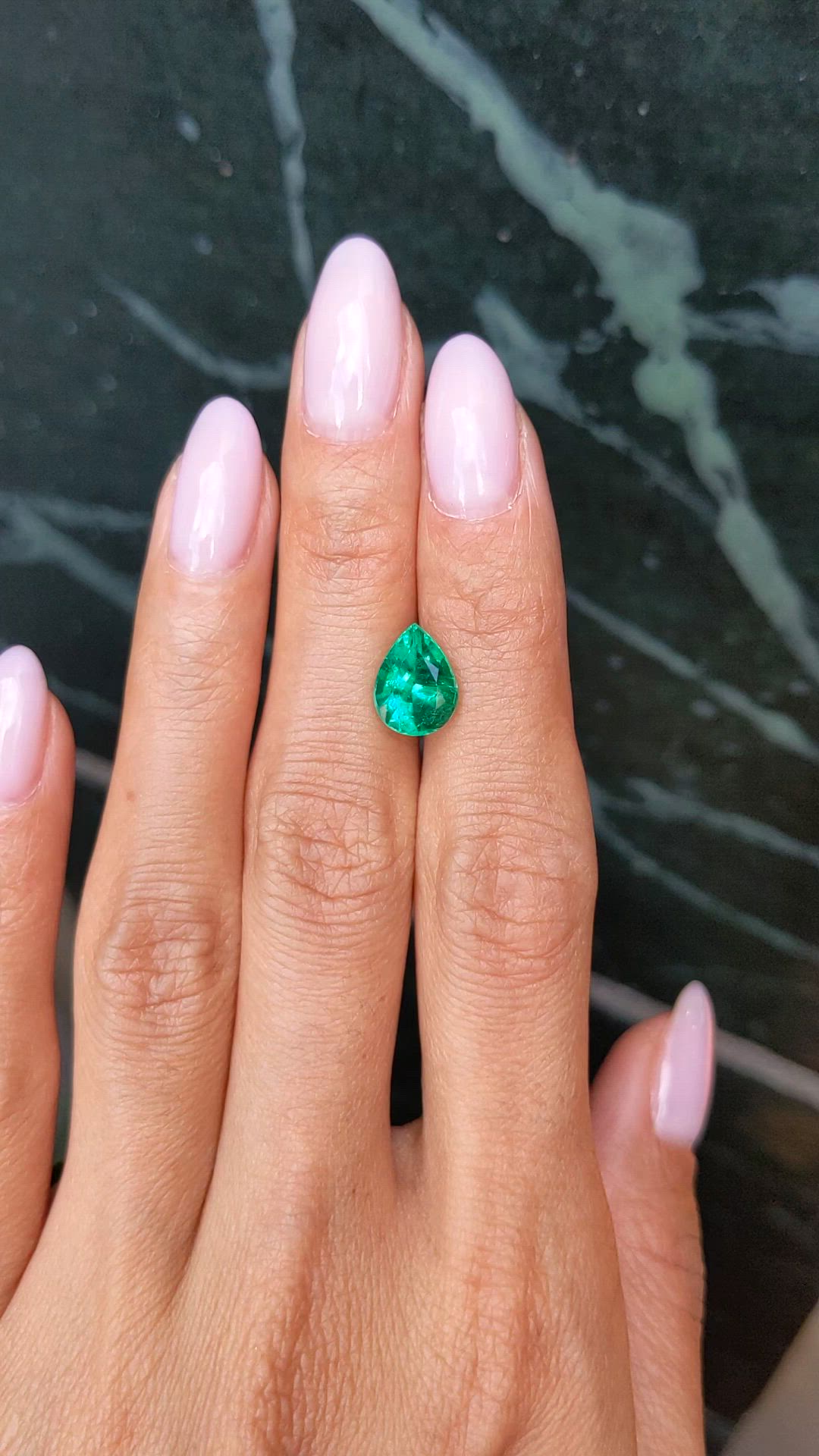 2.41 Ct. Emerald from Zambia Size Video