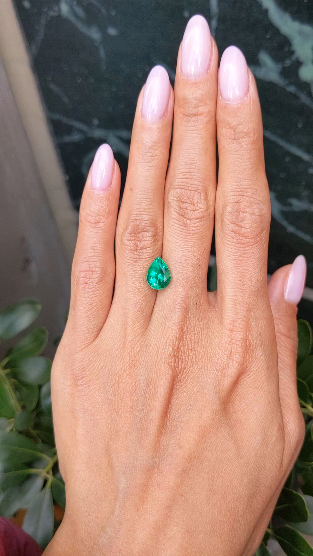 2.41 Ct. Emerald from Zambia Size Video
