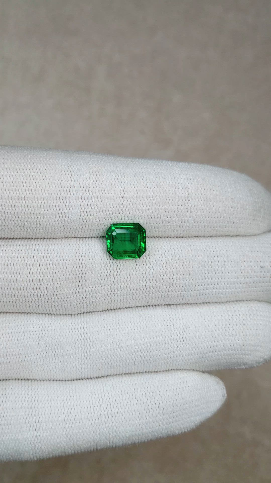 2.44 Ct. Emerald from Zambia Size Video
