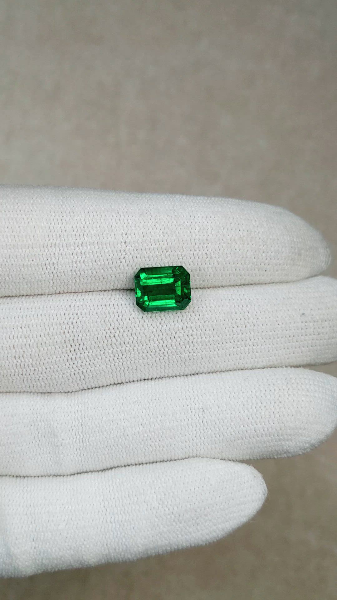 3.40 Ct. Emerald from Zambia Size Video