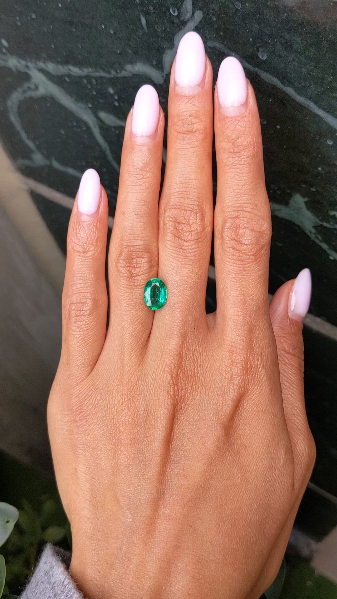 1.89 Ct. Emerald from Zambia Size Video
