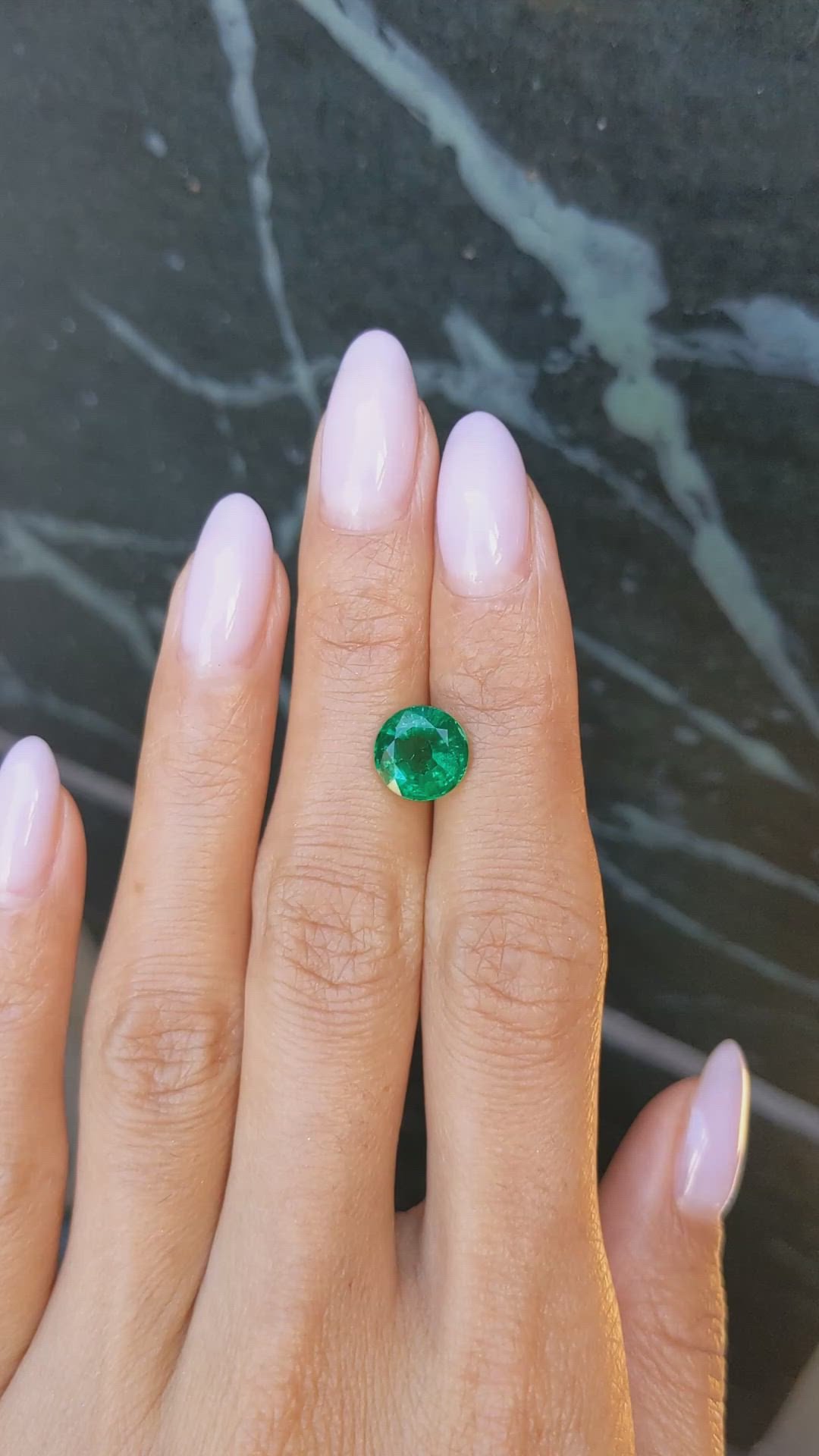2.52 Ct. Emerald from Zambia Size Video