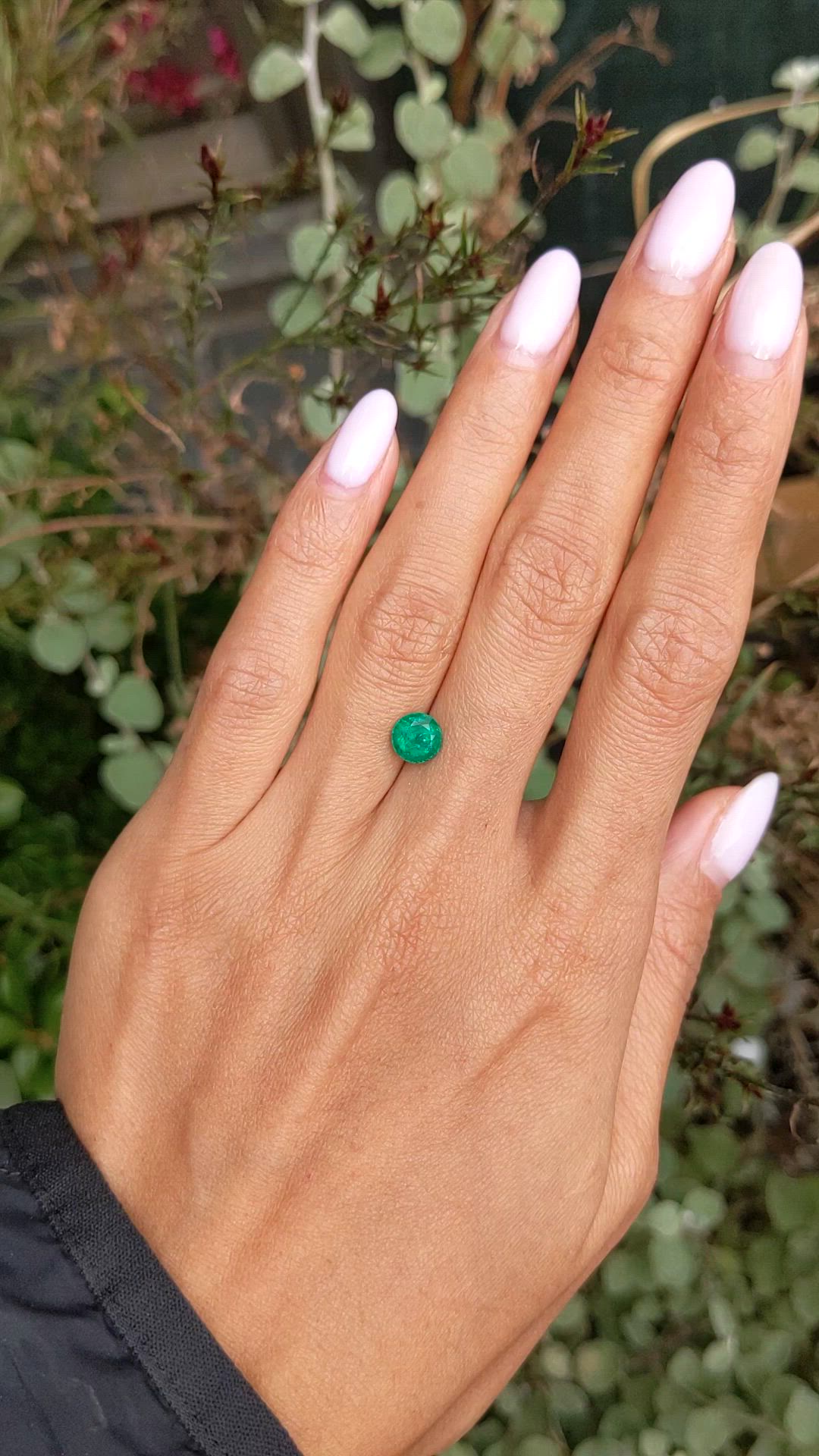 1.17 Ct. Emerald from Zambia Size Video