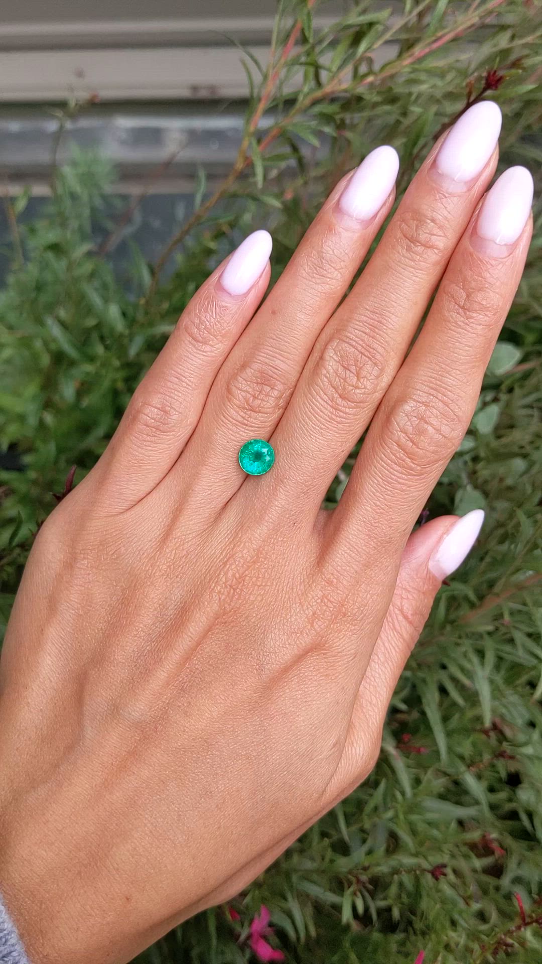 1.33 Ct. Emerald from Zambia Size Video