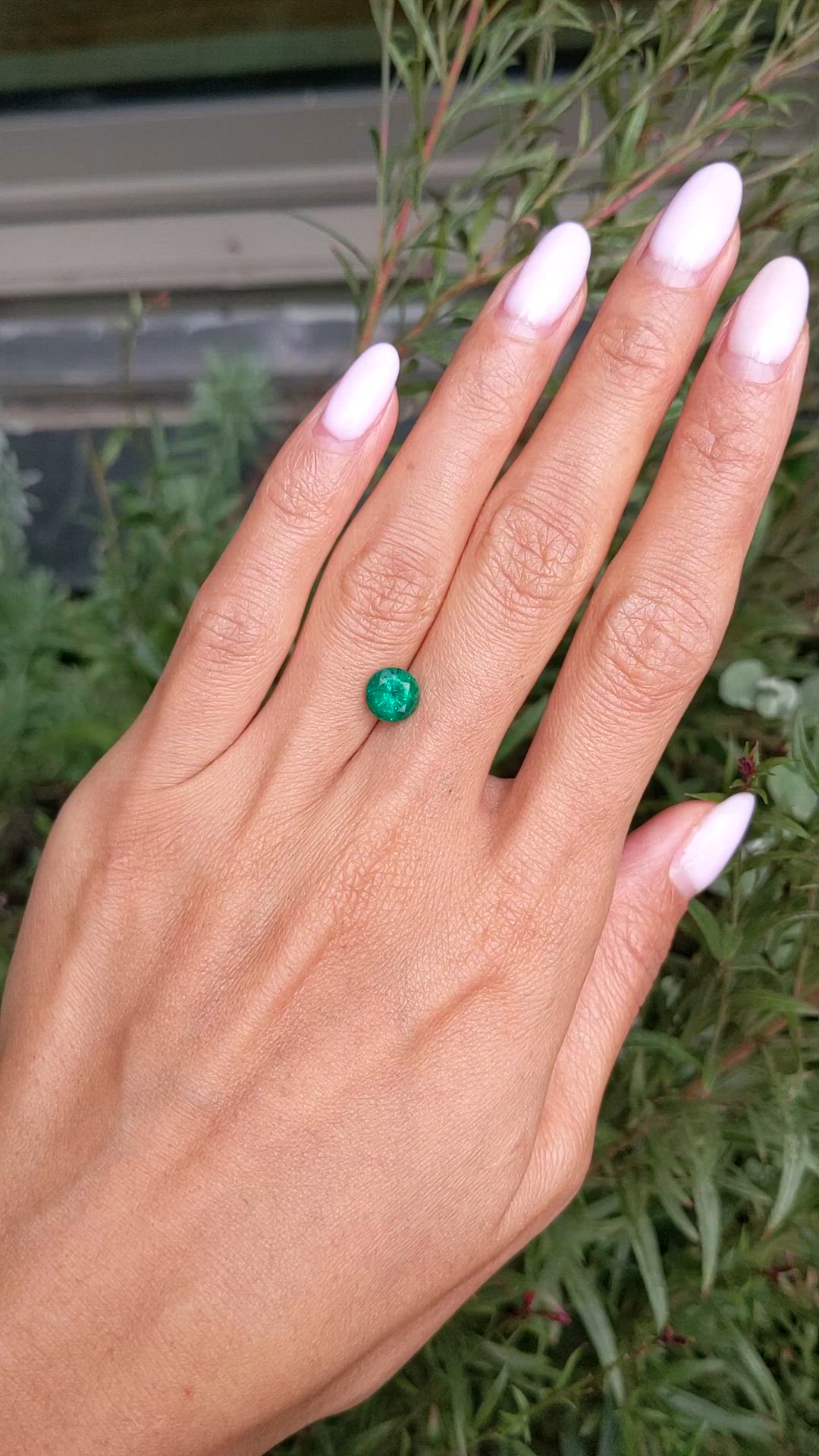 1.33 Ct. Emerald from Zambia Size Video