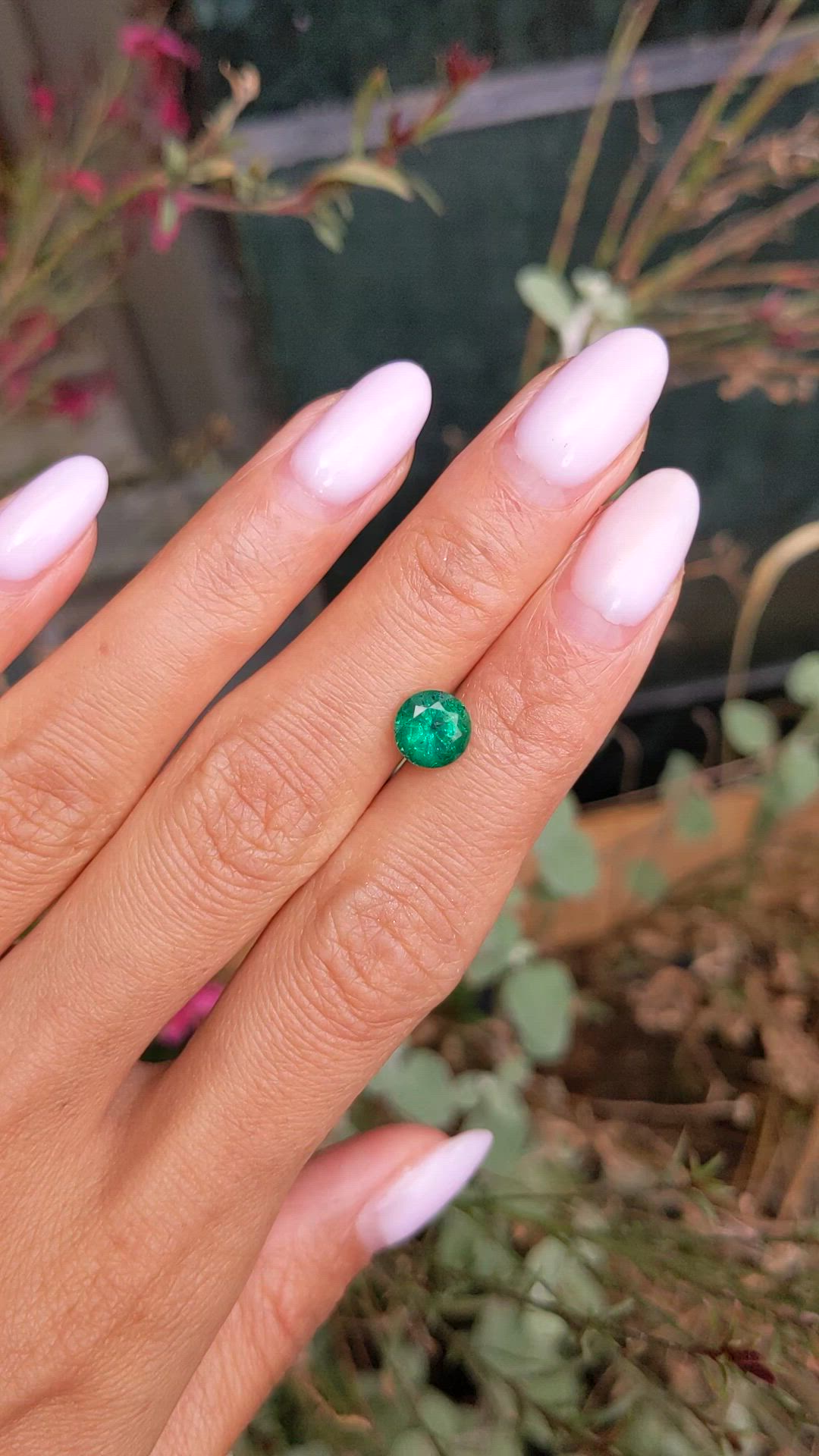 1.33 Ct. Emerald from Zambia Size Video