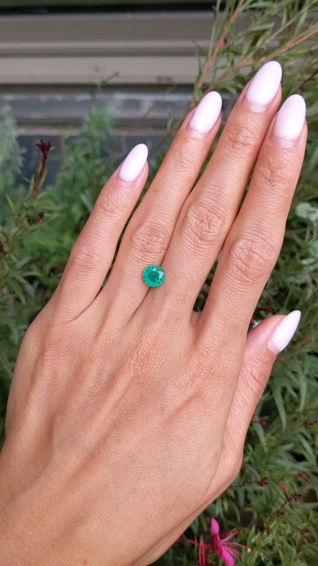 1.34 Ct. Emerald from Zambia Size Video