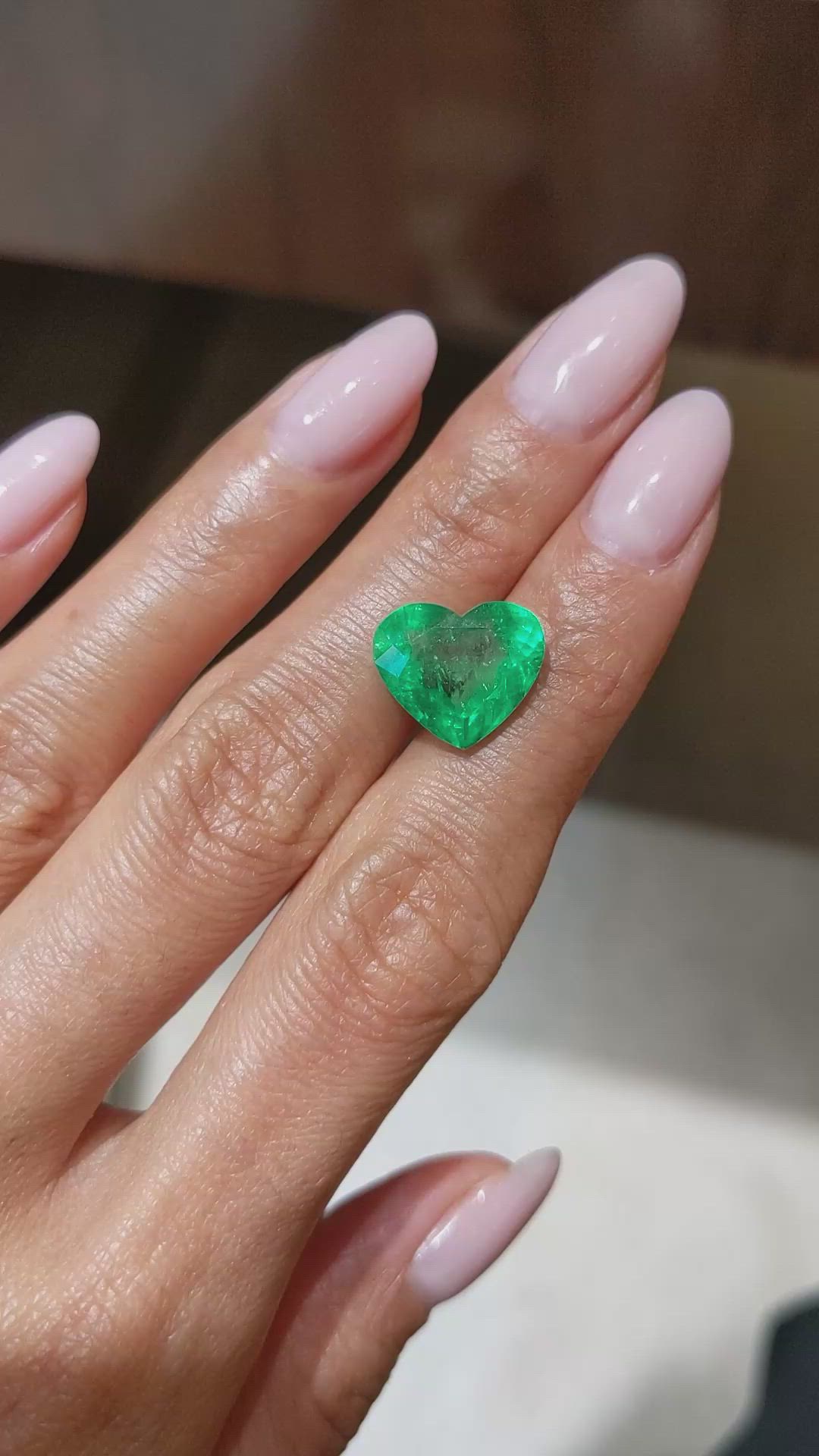 6.31 Ct. Emerald from Colombia Size Video