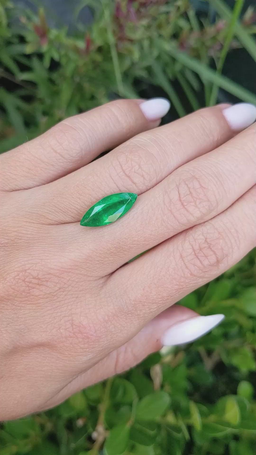 3.07 Ct. Emerald from Zambia Size Video