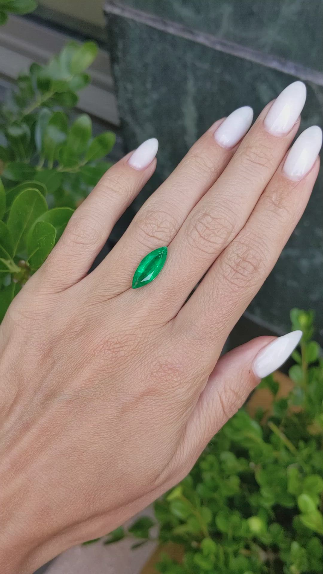 3.07 Ct. Emerald from Zambia Size Video