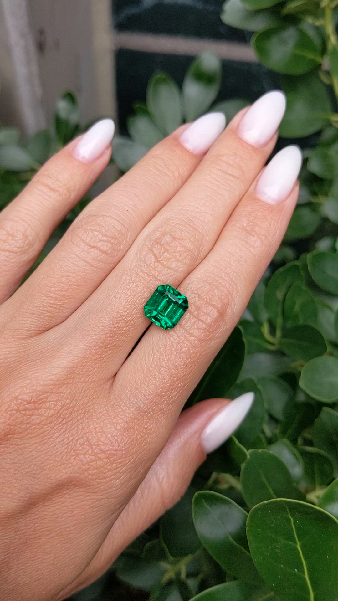 2.94 Ct. Emerald from Zambia Size Video