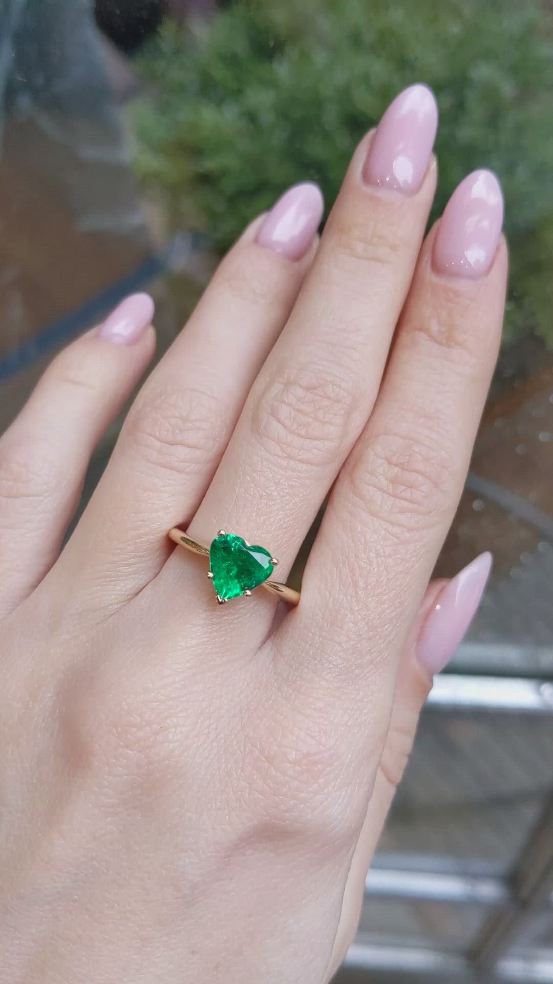 1.58 Ct. Emerald from Zambia Size Video