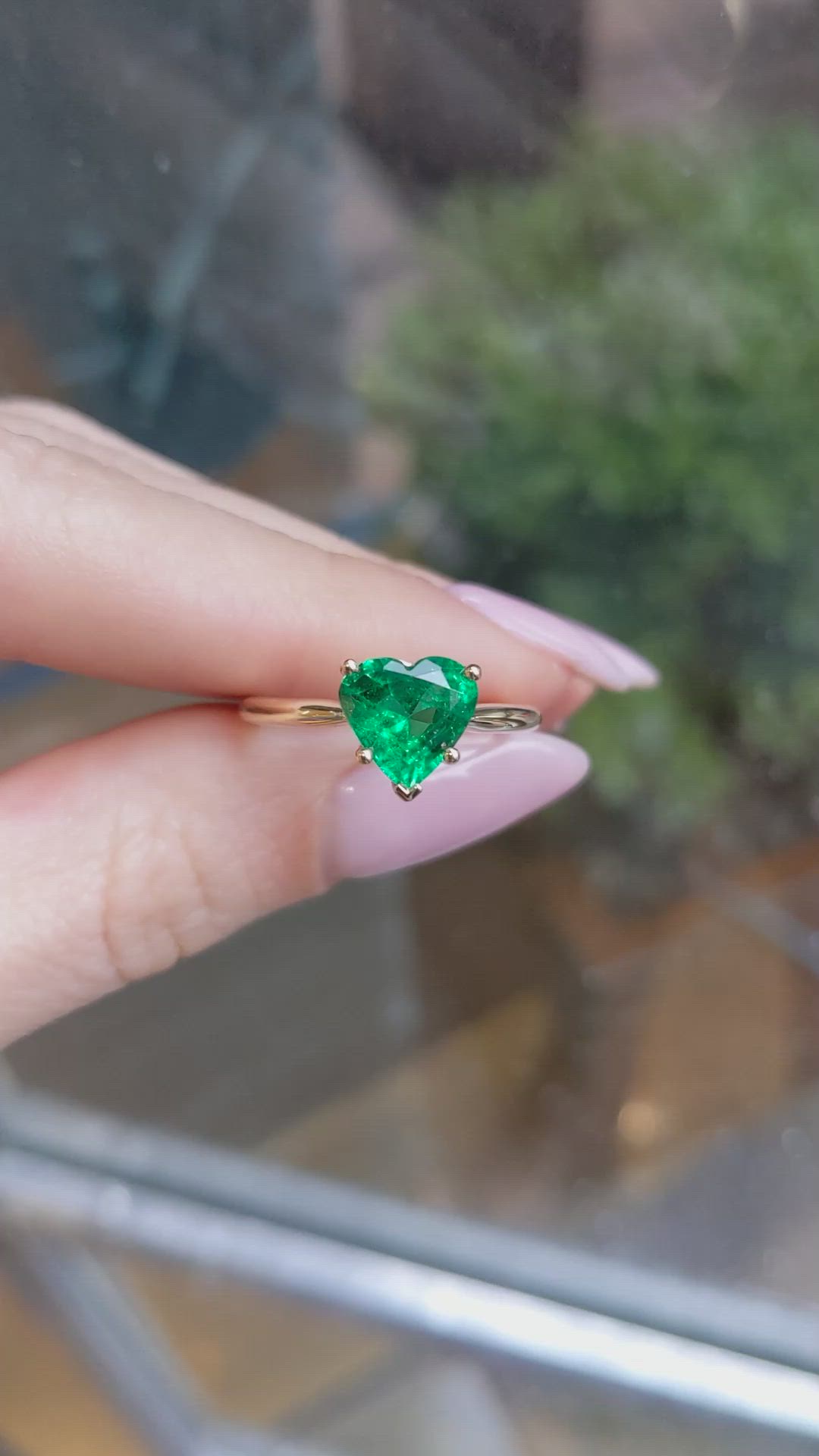 1.58 Ct. Emerald from Zambia Size Video