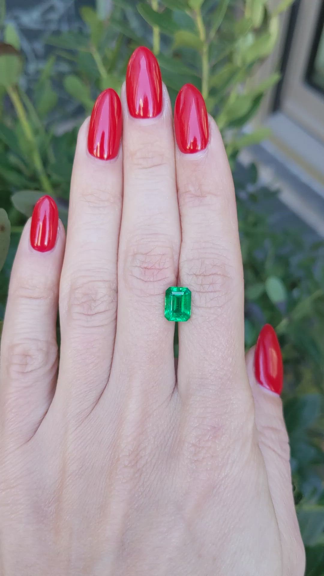 1.90 Ct. Emerald from Zambia Size Video