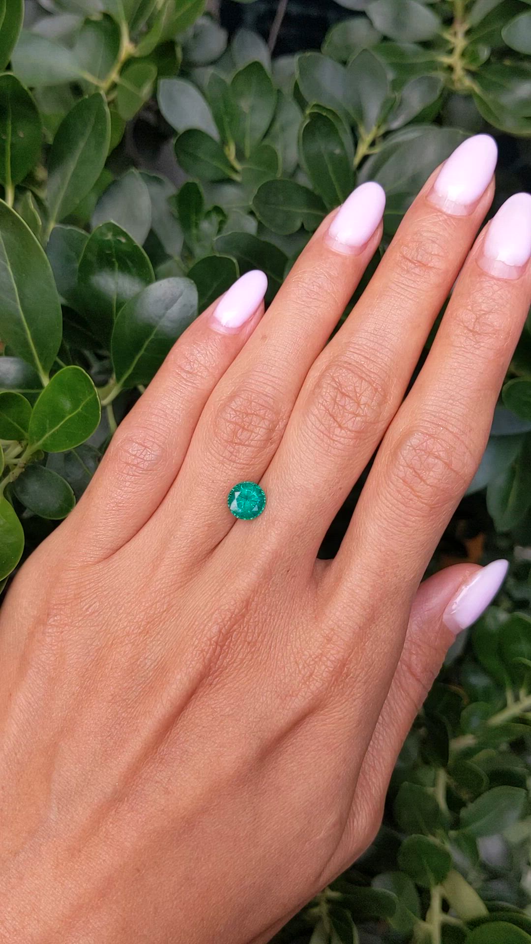 1.33 Ct. Emerald from Zambia Size Video