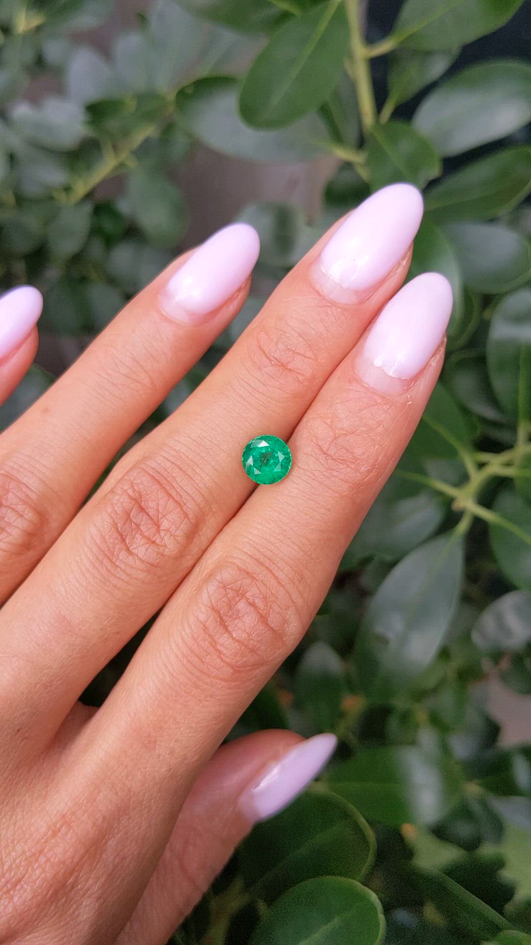 1.13 Ct. Emerald from Zambia Size Video