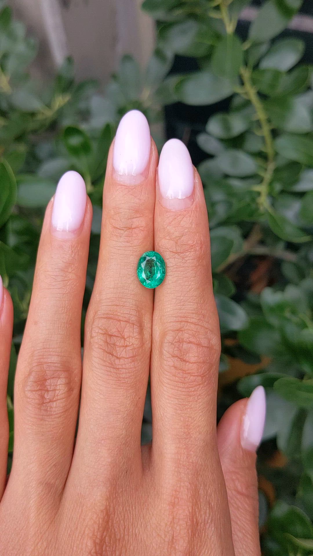 1.74 Ct. Emerald from Zambia Size Video