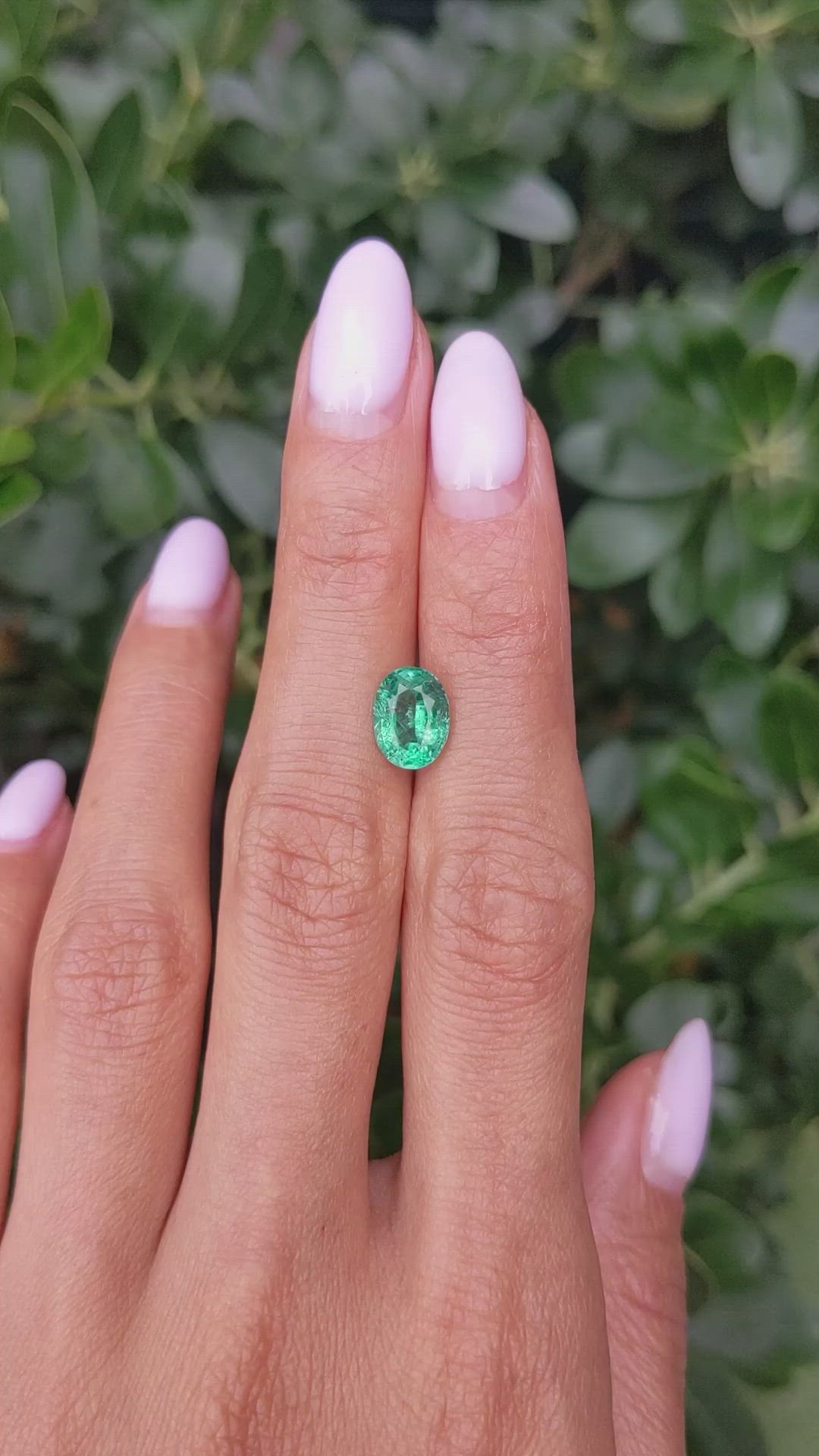 1.74 Ct. Emerald from Zambia Size Video