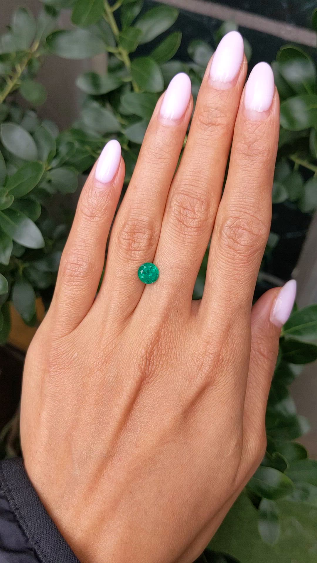 1.20 Ct. Emerald from Zambia Size Video