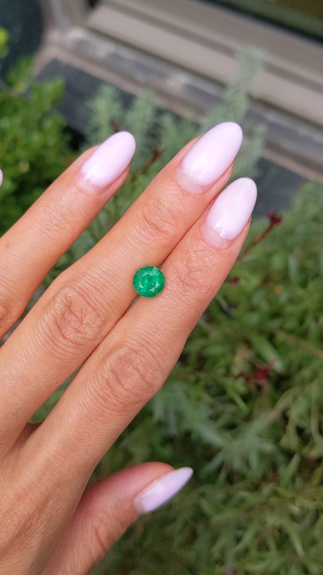 1.45 Ct. Emerald from Zambia Size Video